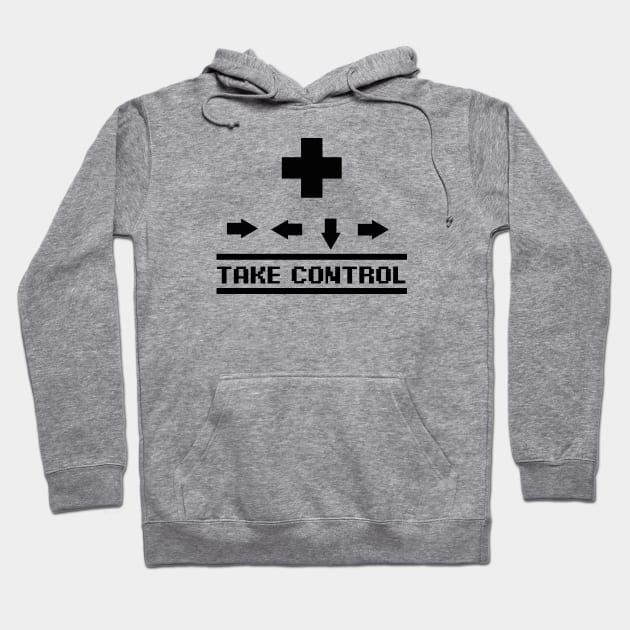 Take control! minimalistic gaming controller design Hoodie by The Star-Man